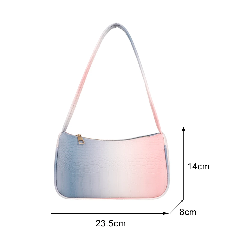 Spring New Vintage Soft PU Leather Women Fashion Gradient Color Shoulder Underarm Bags Casual Zipper Ladies Daily Small Handbag
Spring New Vintage Soft PU Leather Women Fashion Gradient Color Shoulder Underarm Bags Casual Zipper Ladies Daily Small Handbag