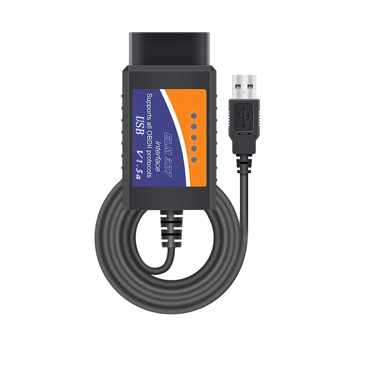 ELM327 OBDII USB Adapter Scanner Diagnostic Scan Tool for Cars and Light Trucks Code Reader Diagnose on Windows Only
ELM327 OBDII USB Adapter Scanner Diagnostic Scan Tool for Cars and Light Trucks Code Reader Diagnose on Windows Only