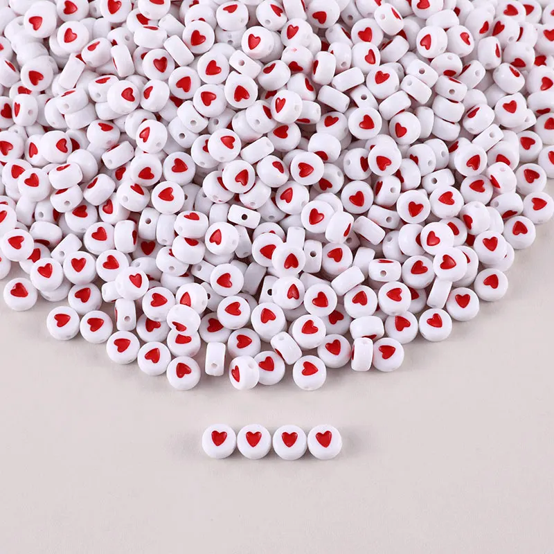 100/200/500pcs Heart Beads For Jewelry Making Acrylic Mixed Beads With Letters For Bracelet Handmade Diy Bracelet Necklace 2021
100/200/500pcs Heart Beads For Jewelry Making Acrylic Mixed Beads With Letters For Bracelet Handmade Diy Bracelet Necklace 2021