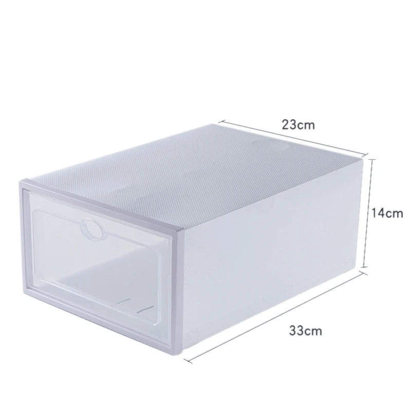 6PCS Shoe Storage Boxes Clear Plastic Stackable Shoe Organizer Shoe Holder Containers Shoe Rack Storage Organizer for Closet
6PCS Shoe Storage Boxes Clear Plastic Stackable Shoe Organizer Shoe Holder Containers Shoe Rack Storage Organizer for Closet