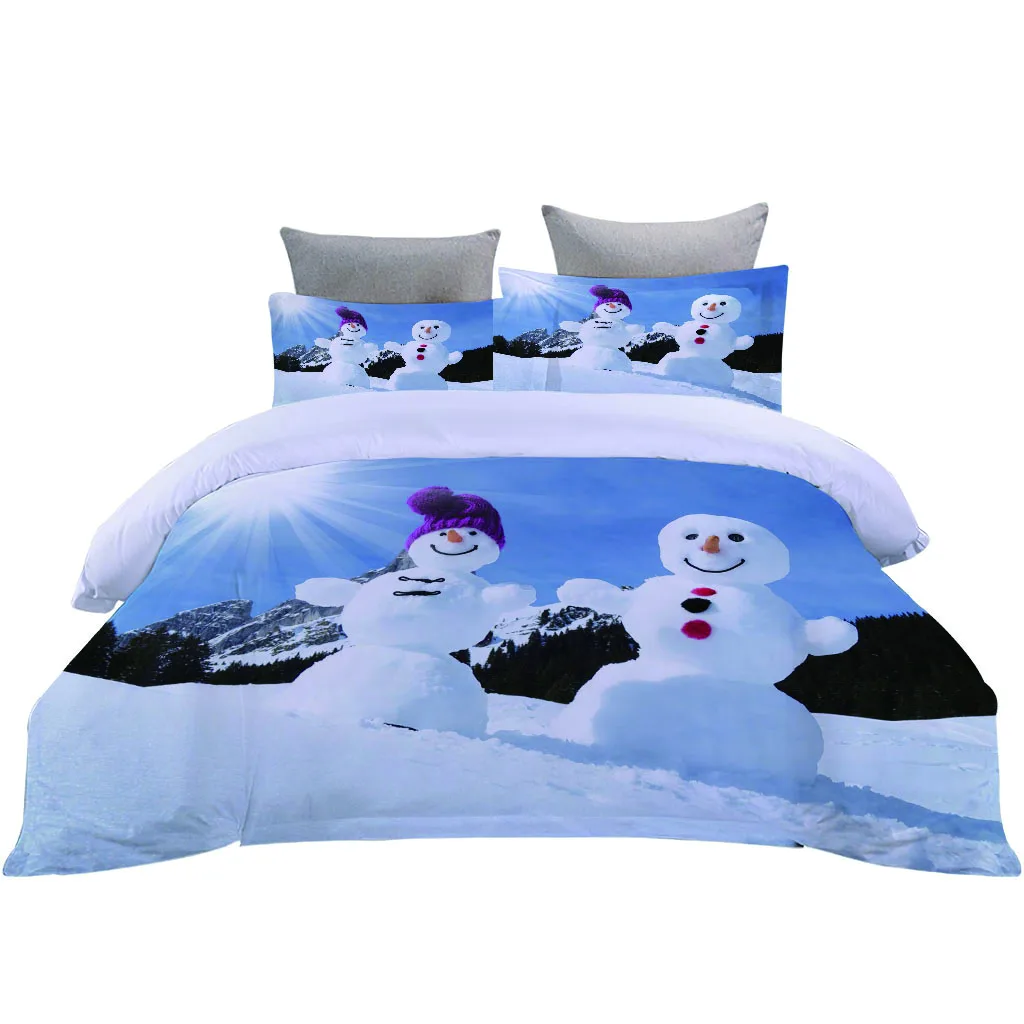 Christmas Joy Santa Claus Happy Gift 3D Bed Quilt Cover and Pillowcases Bedding Sets Bed Duvet Quilt Cover Cotton 3 Pieces Sets 
Christmas Joy Santa Claus Happy Gift 3D Bed Quilt Cover and Pillowcases Bedding Sets Bed Duvet Quilt Cover Cotton 3 Pieces Sets