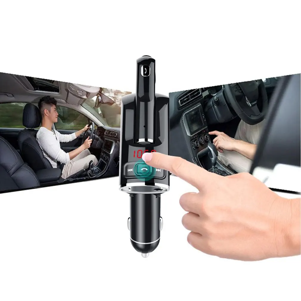 Car Parts Wireless 5.0 Car MP3 Player FM Transmitter Wireless Handsfree Car Kit Dual USB Charger Aadapter Support Private Call
Car Parts Wireless 5.0 Car MP3 Player FM Transmitter Wireless Handsfree Car Kit Dual USB Charger Aadapter Support Private Call