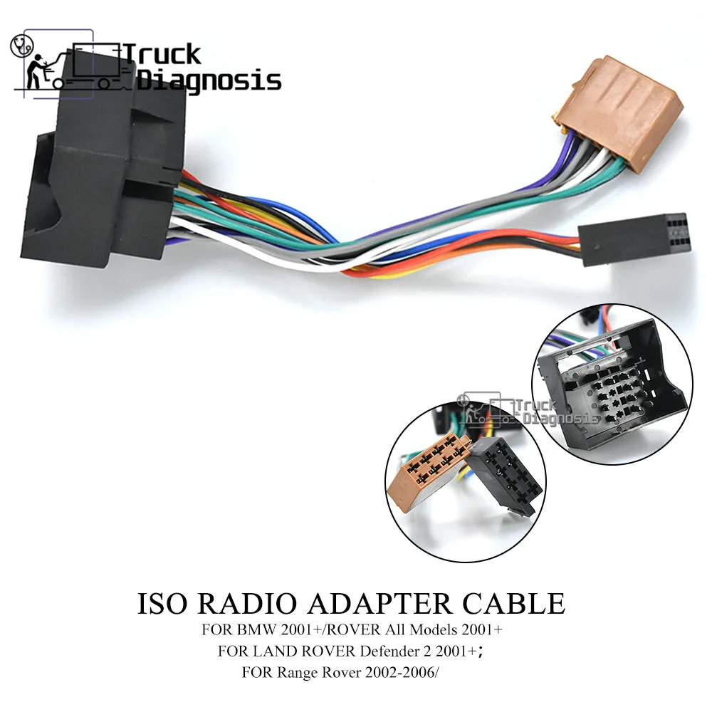 12-104 ISO Radio Adapter forBMW for LAND ROVER for ROVER for MINI Wiring Harness Connector Lead Loom Cable Plug
12-104 ISO Radio Adapter forBMW for LAND ROVER for ROVER for MINI Wiring Harness Connector Lead Loom Cable Plug