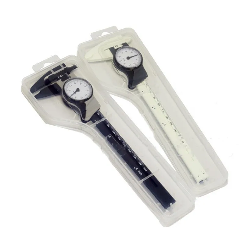 0-150mm Dial Vernier Caliper Plastic Measuring Gauge Internal External Step Depth Measurement Micrometer Gauging Hand Tool
0-150mm Dial Vernier Caliper Plastic Measuring Gauge Internal External Step Depth Measurement Micrometer Gauging Hand Tool