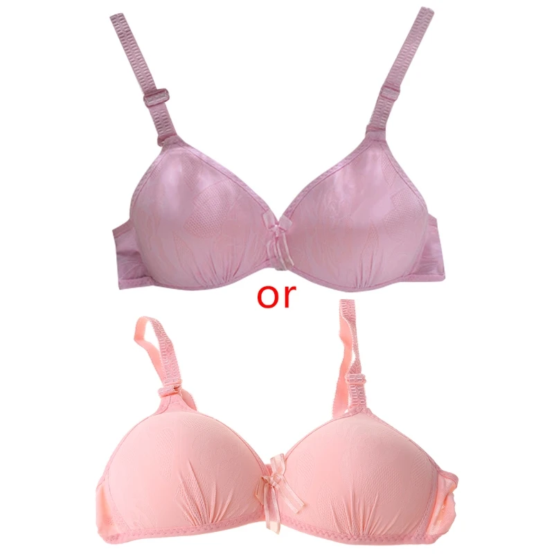 Teenage Girl Cute Bowknot Underwear Puberty Student Cotton Bra Wire Free Pleated BX0D
Teenage Girl Cute Bowknot Underwear Puberty Student Cotton Bra Wire Free Pleated BX0D