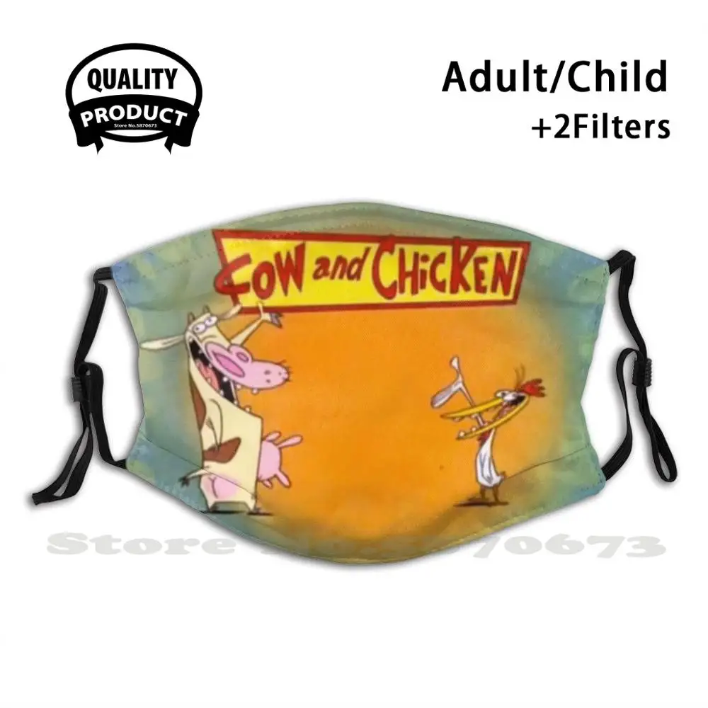 Пылезащитный фильтр для мужчин, женщин, мужчин, детей, мальчиков, девочек, подростков, маски для рта, курицы, коровы, коровы, цыпленка, мультяшная свинья