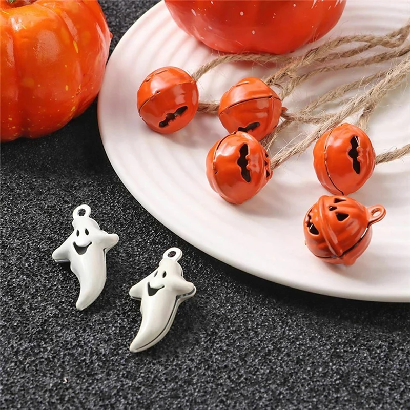 5pcs Jingle Bells Halloween Ornament Metal Bell Pumpkin Head Bells Cat Ghost DIY Decorations Hanging Tree Pendant Crafts Decor
5pcs Jingle Bells Halloween Ornament Metal Bell Pumpkin Head Bells Cat Ghost DIY Decorations Hanging Tree Pendant Crafts Decor