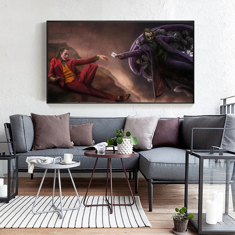 Creation of Adam Copy Art Poster Prints Wall Art Canvas Painting Jokers Creative Art Pictures for Living Room Home Decoration
Creation of Adam Copy Art Poster Prints Wall Art Canvas Painting Jokers Creative Art Pictures for Living Room Home Decoration