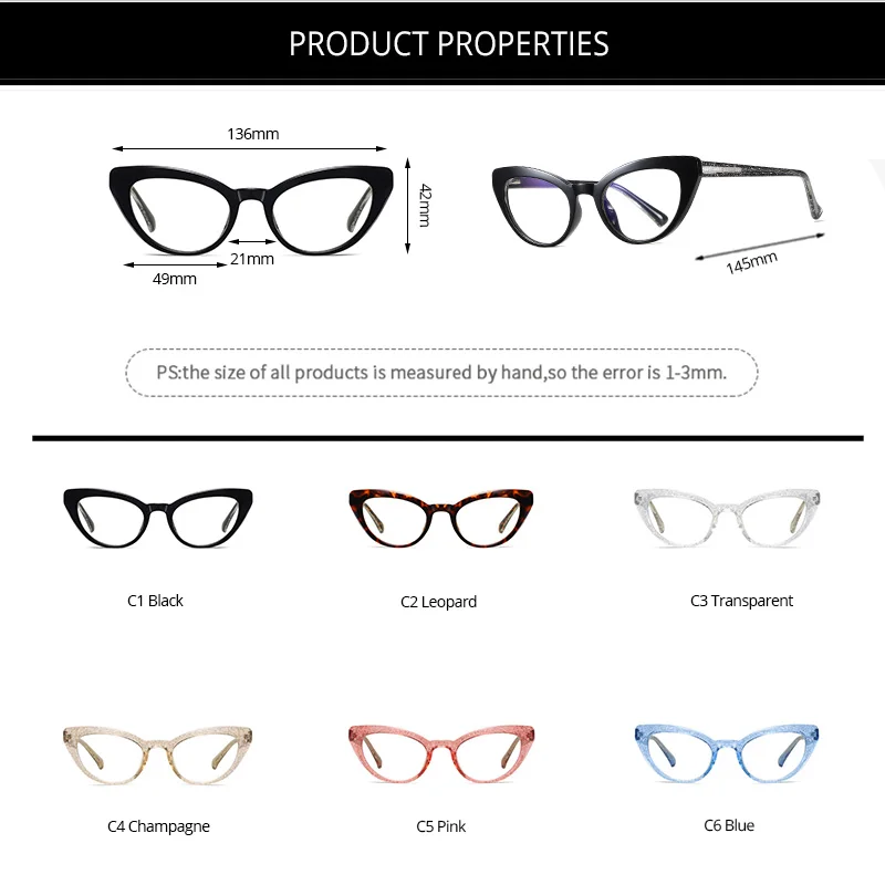 COASION Cat Eye Blue Light Blocking Glasses for Women Computer Glasses TR90 Optics Frames Anti Blue Light Glasses 2020 CA1514
COASION Cat Eye Blue Light Blocking Glasses for Women Computer Glasses TR90 Optics Frames Anti Blue Light Glasses 2020 CA1514