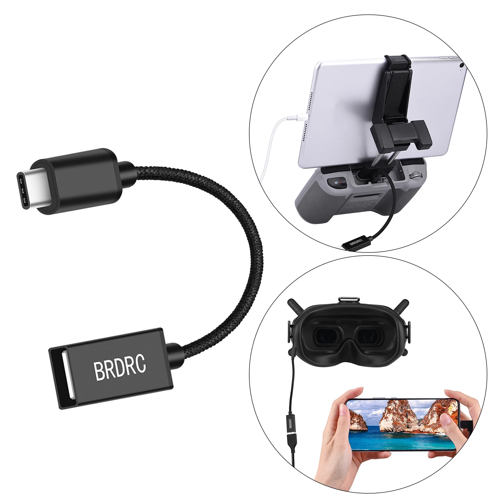 USB C OTG Adapter, USB C to USB Adapter ,USB Type C to OTG Cable, USB Adapter for Flying Glasses
USB C OTG Adapter, USB C to USB Adapter ,USB Type C to OTG Cable, USB Adapter for Flying Glasses