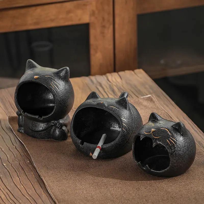 Ceramic Ashtray Creative Cartoon Cat Ashtray Anti Fly Ash Car Home Living Room Large Capacity Home Decoration Gift for Boyfriend
Ceramic Ashtray Creative Cartoon Cat Ashtray Anti Fly Ash Car Home Living Room Large Capacity Home Decoration Gift for Boyfriend
