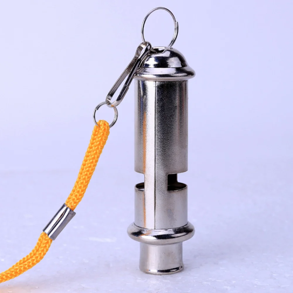 2 Pcs Portable Stainless Steel Whistle Wrist Hanging Straps Emergency Survival Whistle Game Whistle for Outdoor Sport Hiking Cam
2 Pcs Portable Stainless Steel Whistle Wrist Hanging Straps Emergency Survival Whistle Game Whistle for Outdoor Sport Hiking Cam