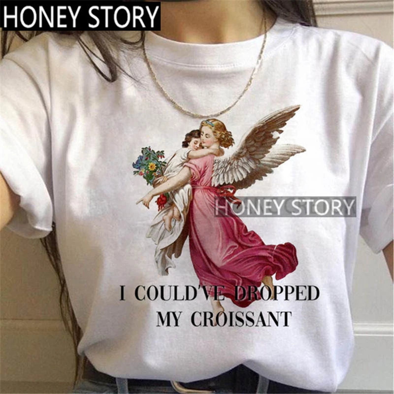 FIXSYS Grunge Korean Style Tshirt Angels Aesthetic Ullzang 90s Graphic T-shirts Harajuku Vintage T Shirts Women Hip Hop Tops Tee
FIXSYS Grunge Korean Style Tshirt Angels Aesthetic Ullzang 90s Graphic T-shirts Harajuku Vintage T Shirts Women Hip Hop Tops Tee