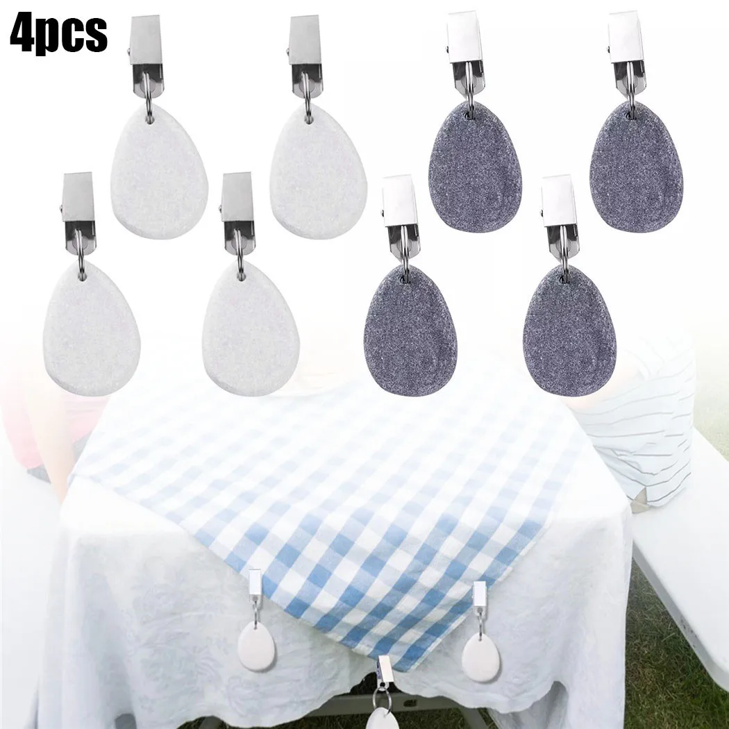 4Pcs Stone Tablecloth Weights Metal Clips Pendant Hangers Table Decoration 100% Brand New And High Quality
4Pcs Stone Tablecloth Weights Metal Clips Pendant Hangers Table Decoration 100% Brand New And High Quality