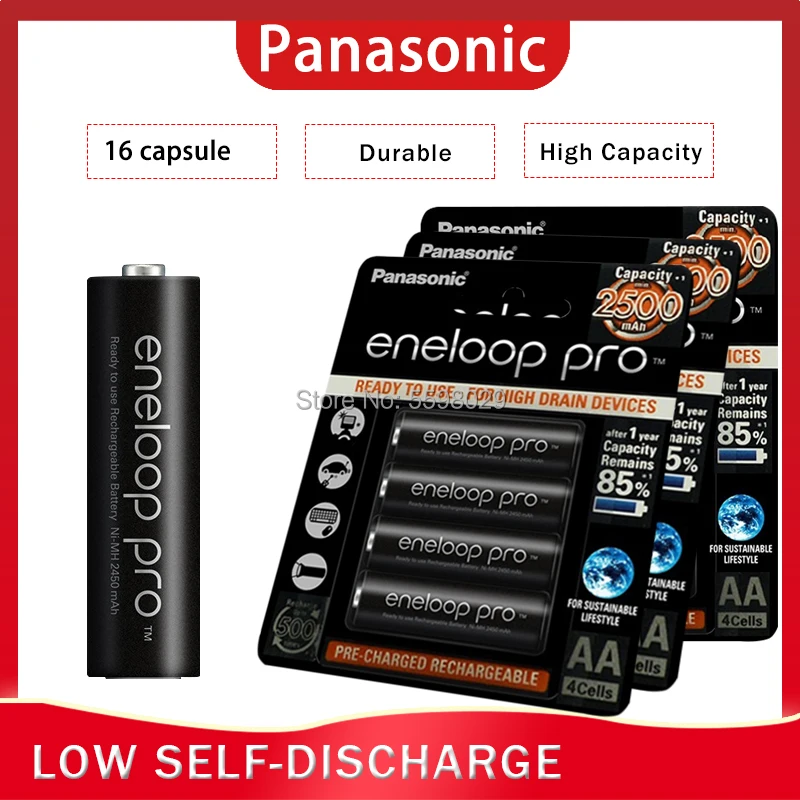 16 шт. Panasonic 1,2 V Pro AA 2500 мАч Ni-MH аккумулятор для камеры фонарика игрушек предварительно заряженные перезаряжаемые аккумуляторы
16 шт. Panasonic 1,2 V Pro AA 2500 мАч Ni-MH аккумулятор для камеры фонарика игрушек предварительно заряженные перезаряжаемые аккумуляторы