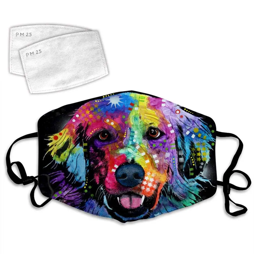 Красочная мультяшная живопись с собакой, 3D печать, модные удобные регулируемые украшения для лица унисекс
Красочная мультяшная живопись с собакой, 3D печать, модные удобные регулируемые украшения для лица унисекс