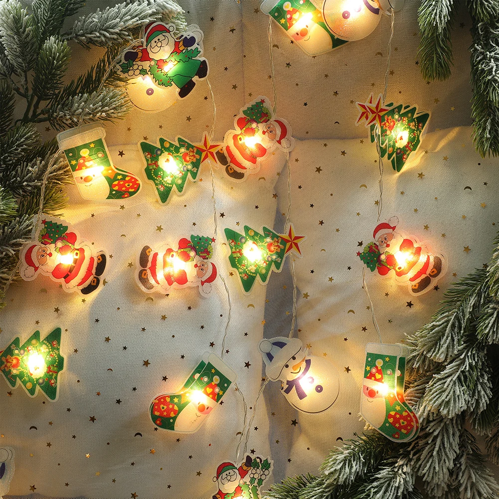 LED Christmas Cartoon Colorful String Lights Waterproof Battery Powered Remote Control Flashing Lamp for New Year Party Decor
LED Christmas Cartoon Colorful String Lights Waterproof Battery Powered Remote Control Flashing Lamp for New Year Party Decor