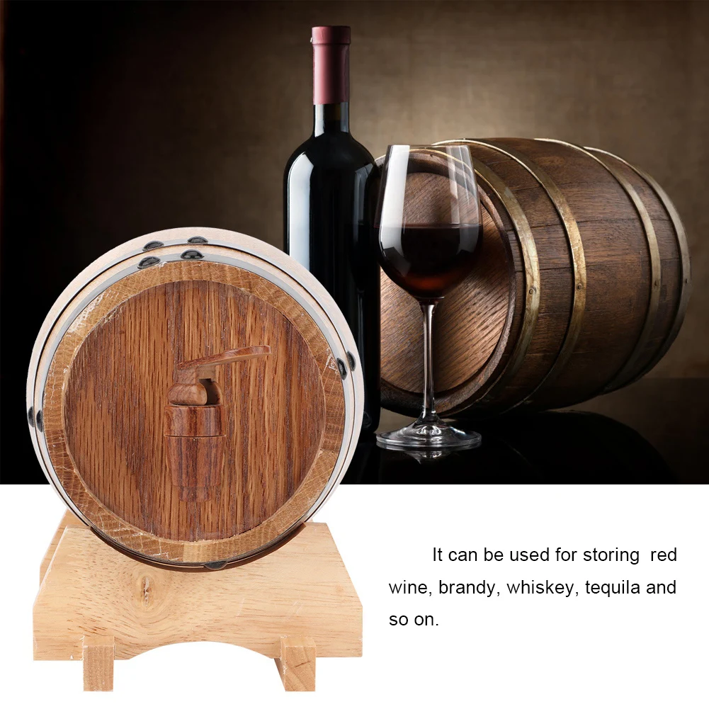 Household Wooden Beer Barrel Oak Wood Wine Barrel With 4 Brackets Keg and Tap Wine Brewing Equipment Home Portable Bar Tools
Household Wooden Beer Barrel Oak Wood Wine Barrel With 4 Brackets Keg and Tap Wine Brewing Equipment Home Portable Bar Tools