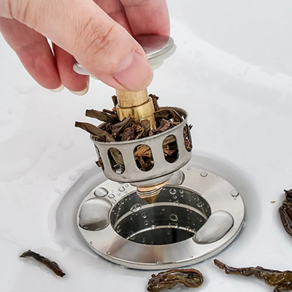 1pc Bounce Drain Filter Kitchen Sink Drain Strainer for Wash Basin (Silver)
1pc Bounce Drain Filter Kitchen Sink Drain Strainer for Wash Basin (Silver)