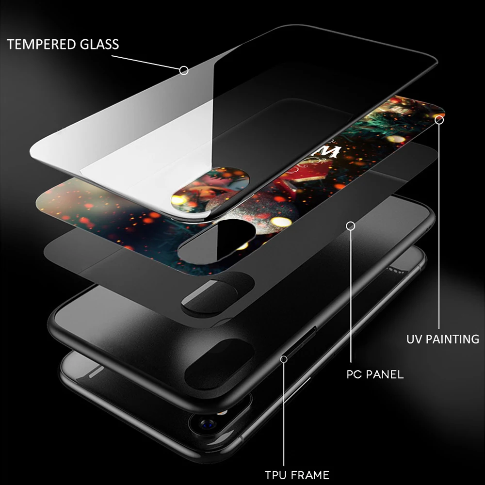 Чехол для телефона из закаленного стекла Marvel hero Samsung Galaxy S7 edge S8 Note 8 9 10 Plus A10 20 30 40 50 60