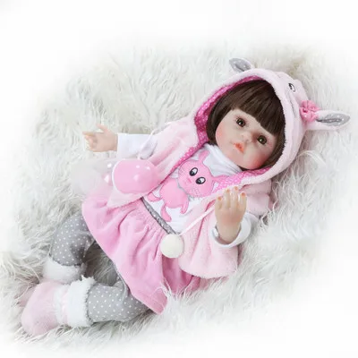 47cm Bebes Reborn Doll Silicone Reborn Baby Doll Adorable Lifelike Toddler Bonecas Girl Menina De Surprice Doll With Giraffe
47cm Bebes Reborn Doll Silicone Reborn Baby Doll Adorable Lifelike Toddler Bonecas Girl Menina De Surprice Doll With Giraffe