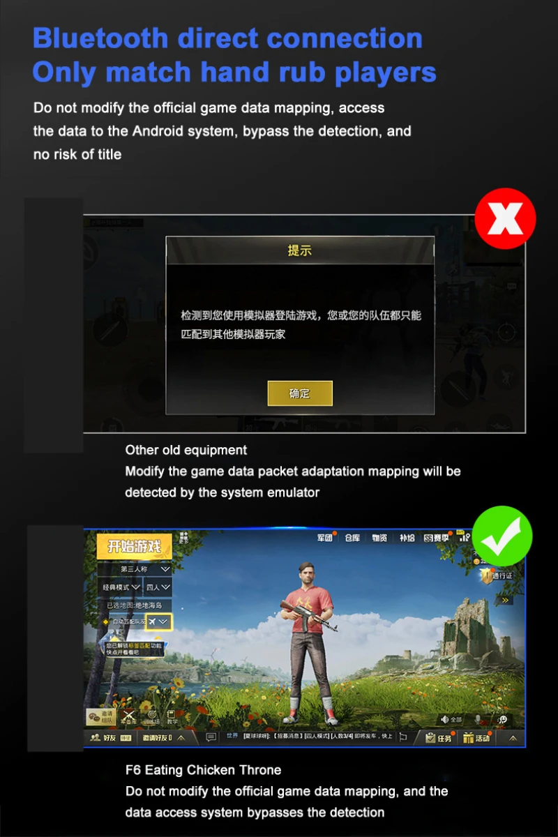 Gaming Keyboard Mouse Converter Gamepad PUBG Mobile Bluetooth 4.2 Controller Mobile Controller For Android MTK
Gaming Keyboard Mouse Converter Gamepad PUBG Mobile Bluetooth 4.2 Controller Mobile Controller For Android MTK