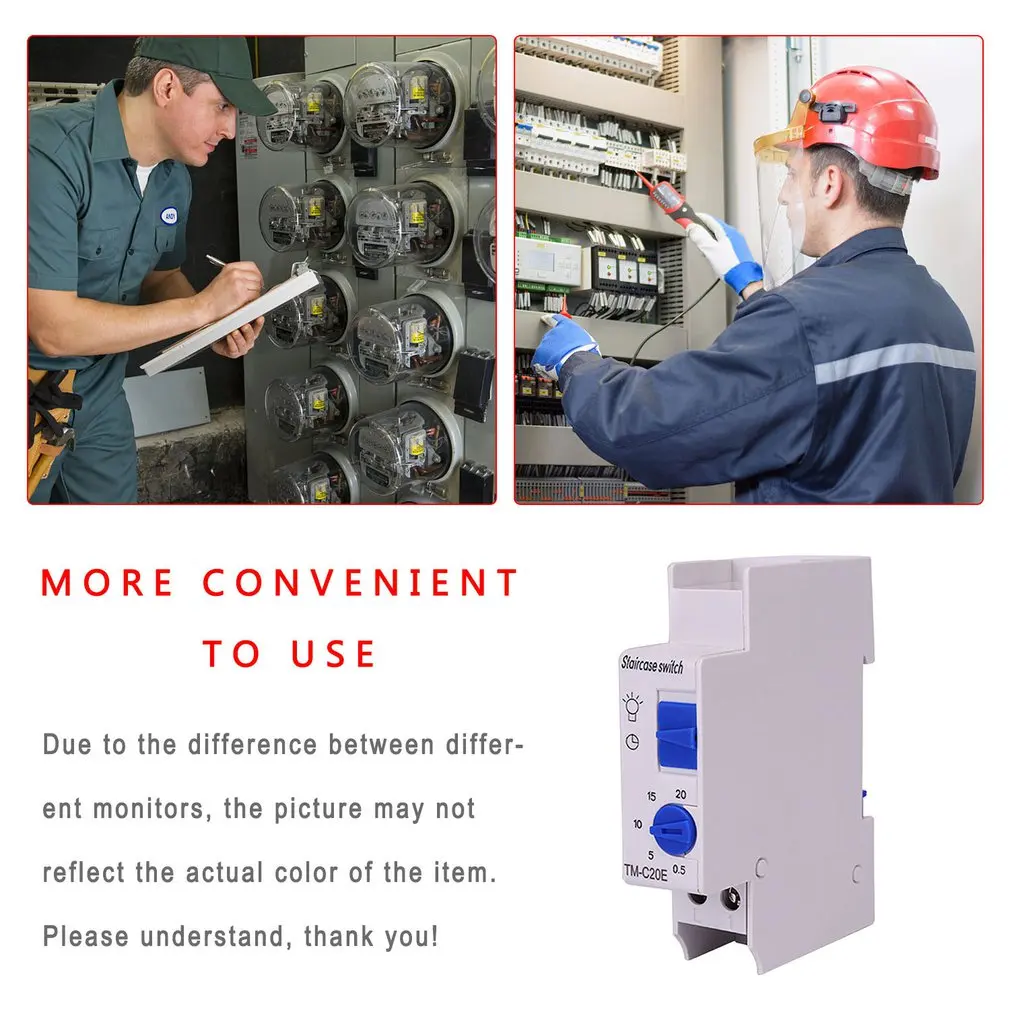 TM-C20E 20 Minutes Stair Light Delay Timer DHC Relay Normally Open Contact Ad Timer Switch Timer Staircase Timer Mechanical
TM-C20E 20 Minutes Stair Light Delay Timer DHC Relay Normally Open Contact Ad Timer Switch Timer Staircase Timer Mechanical