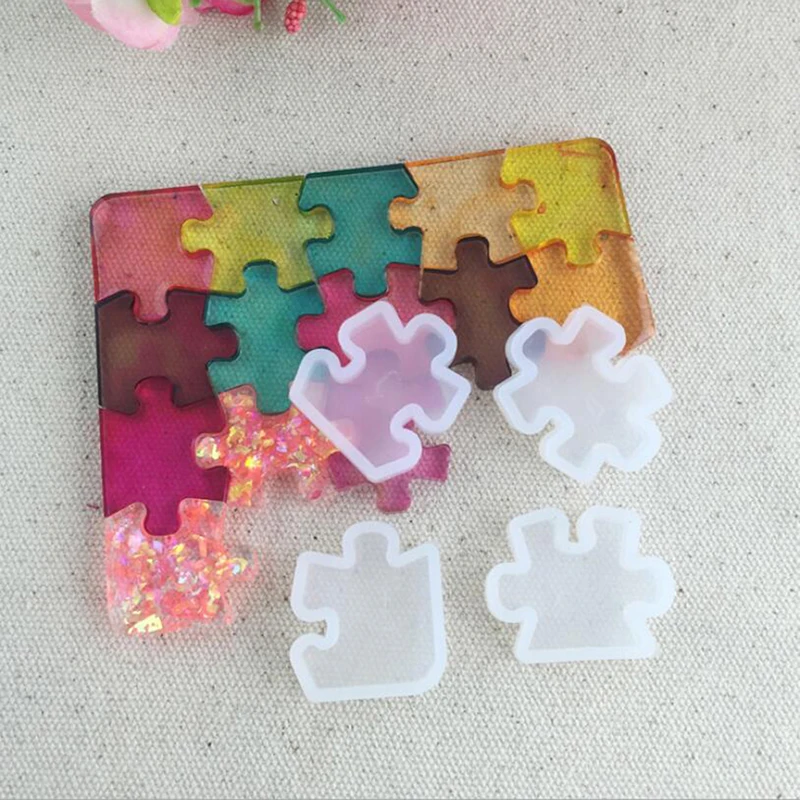 4pcs/set Puzzle Gemstone Crystal Epoxy Resin Mold DIY Jewelry Pendant Making Tools Epoxy Clear Silicone Mould
4pcs/set Puzzle Gemstone Crystal Epoxy Resin Mold DIY Jewelry Pendant Making Tools Epoxy Clear Silicone Mould