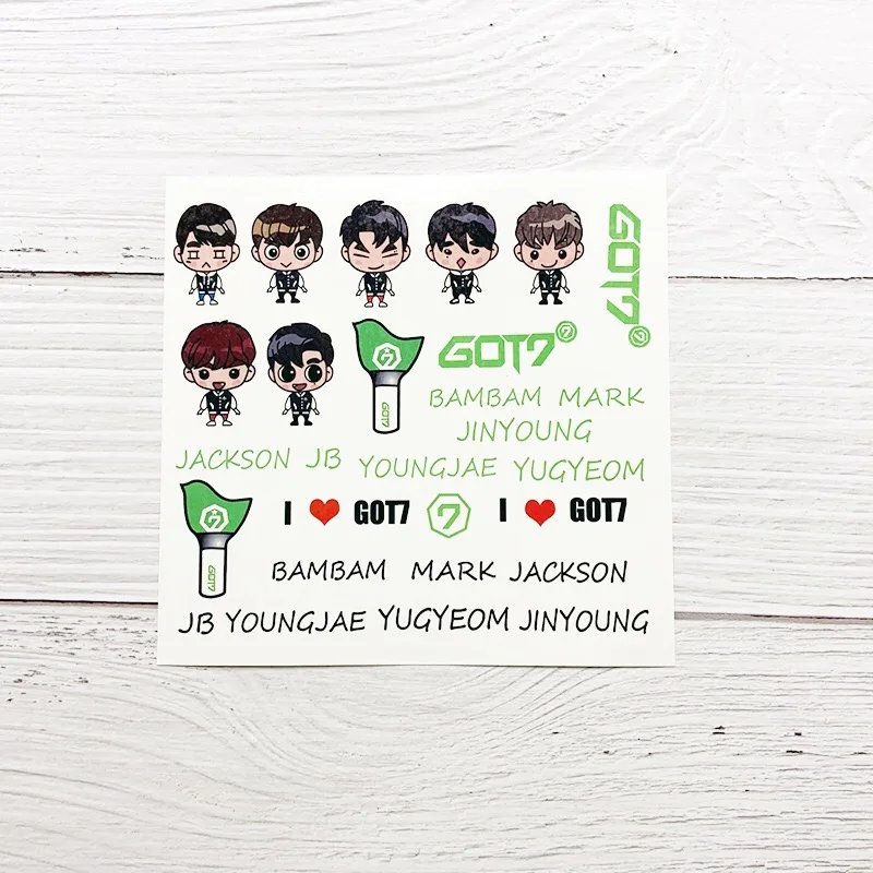 JCBTSH21 K-pop Bulletproof Youth Group cute cartoon English tattoo stickers 6 decorative stickers ankle stickers
JCBTSH21 K-pop Bulletproof Youth Group cute cartoon English tattoo stickers 6 decorative stickers ankle stickers