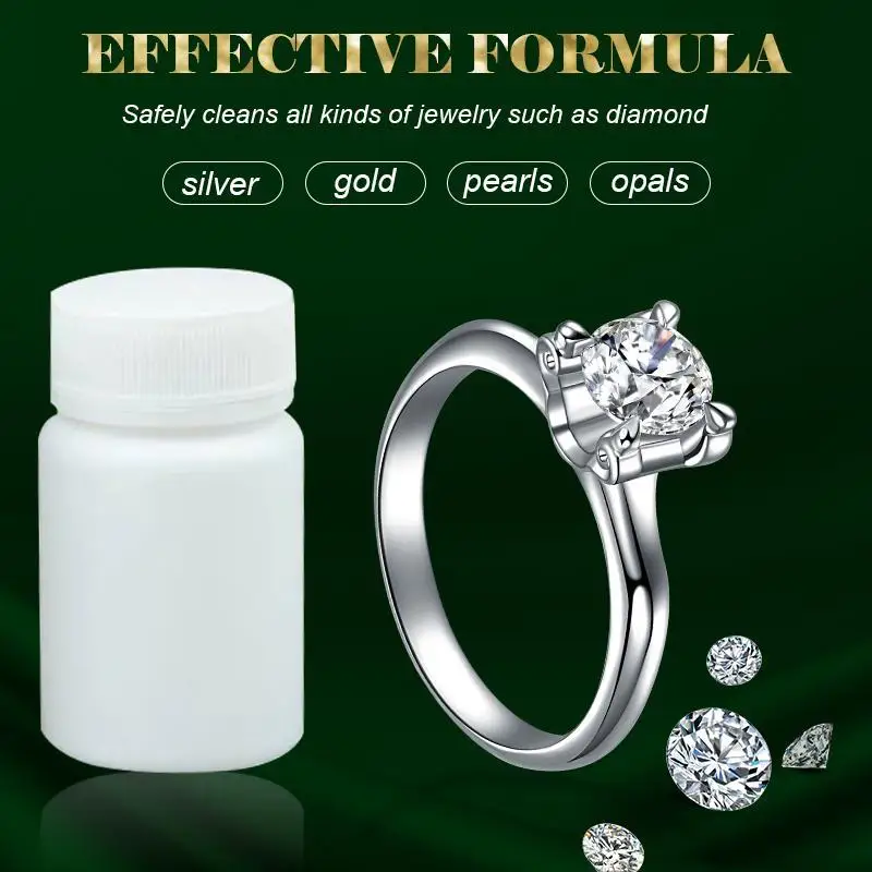 40ML Quickly Shine Jewelry Cleaner Quick Gem Anti-Tarnish for Diamond Silver Gold Anti-Rust Derusting And Brightening Cleaner
40ML Quickly Shine Jewelry Cleaner Quick Gem Anti-Tarnish for Diamond Silver Gold Anti-Rust Derusting And Brightening Cleaner