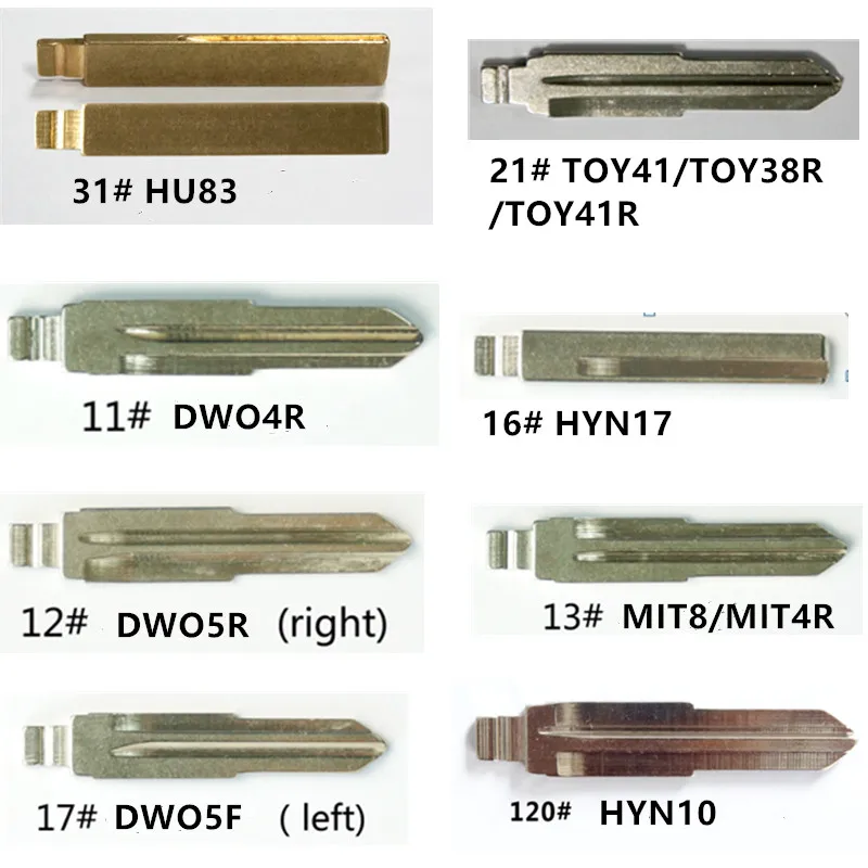 Wilongda KD Remote Key Blade Blank HU83 DWO4R DWO5R DWO5F TOY38R HYN17 MIT8 HYN10
Wilongda KD Remote Key Blade Blank HU83 DWO4R DWO5R DWO5F TOY38R HYN17 MIT8 HYN10