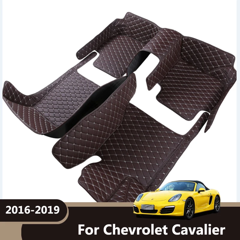 Кожаные автомобильные коврики для Chevrolet кавалера 2019 2018 2017 2016 водонепроницаемые