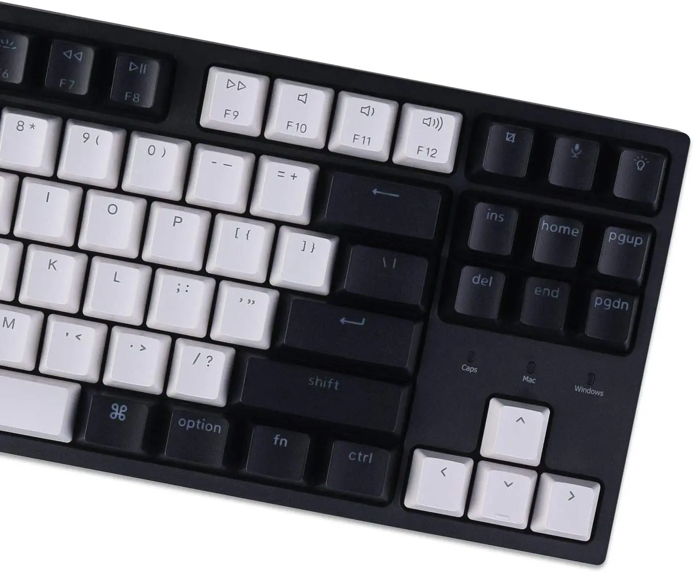 Проводная Механическая клавиатура Keychron C1 A 87 клавиш с белой подсветкой для Windows и