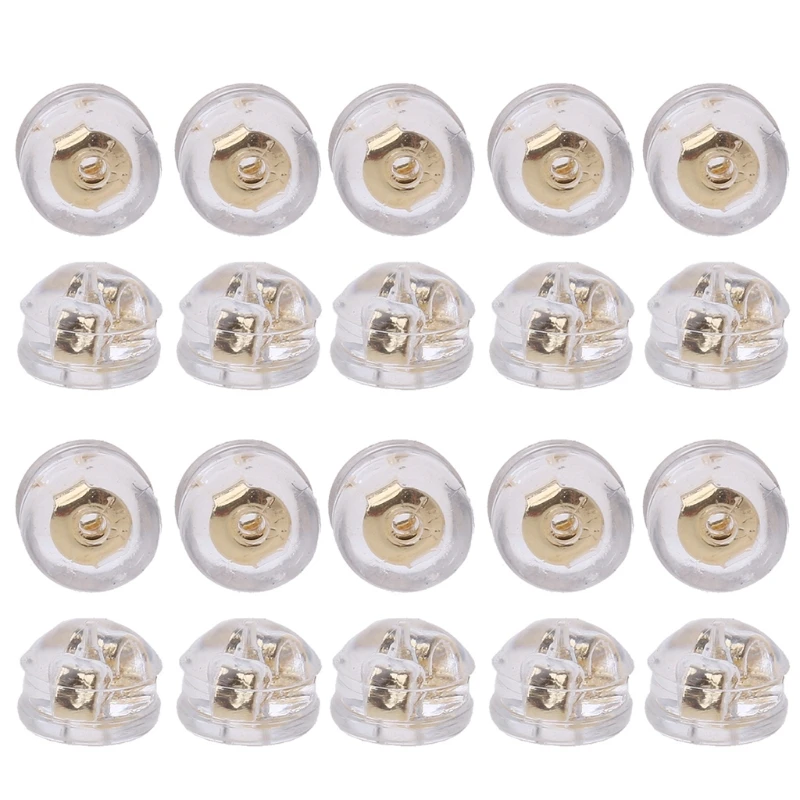 20Pcs Hypoallergenic 925 Sterling Silver Earring Backs Coated with Soft Silicone X7YA
20Pcs Hypoallergenic 925 Sterling Silver Earring Backs Coated with Soft Silicone X7YA
