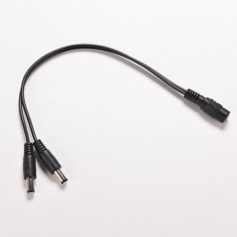 5.5 x 2.1mm 1 Female to 2 male Camera CCTV DC-DC 12V Power Splitter Cable 
5.5 x 2.1mm 1 Female to 2 male Camera CCTV DC-DC 12V Power Splitter Cable