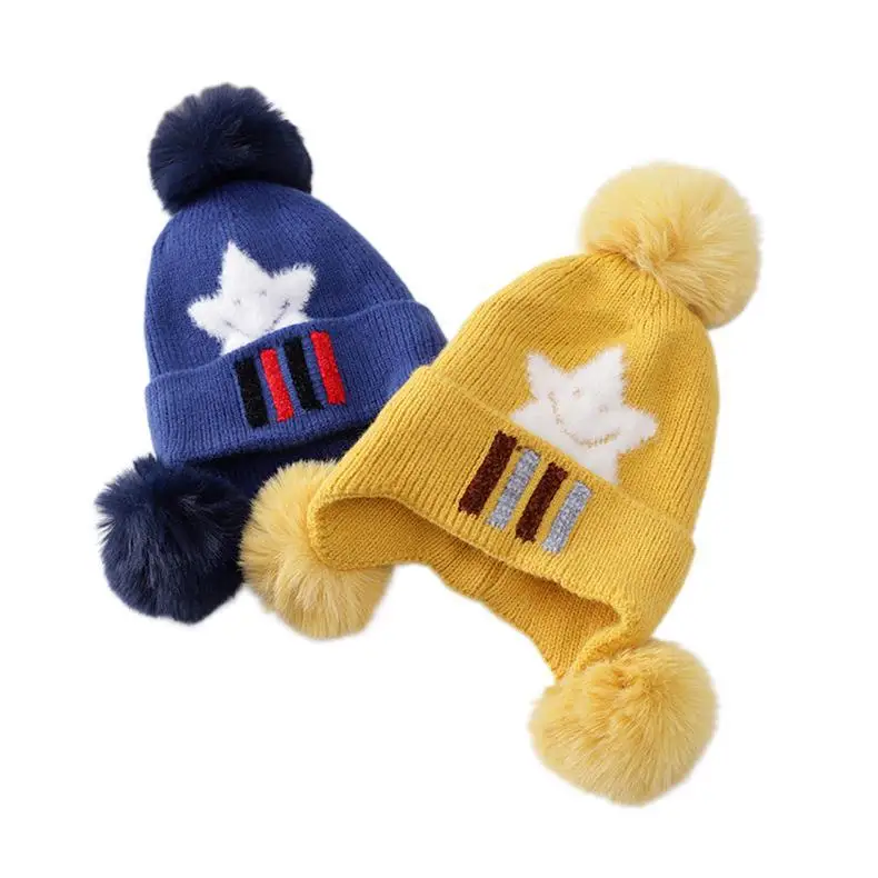 Autumn and winter warm hat suitable for baby's lovely animal warm and comfortable little star children's knitted hat
Autumn and winter warm hat suitable for baby's lovely animal warm and comfortable little star children's knitted hat