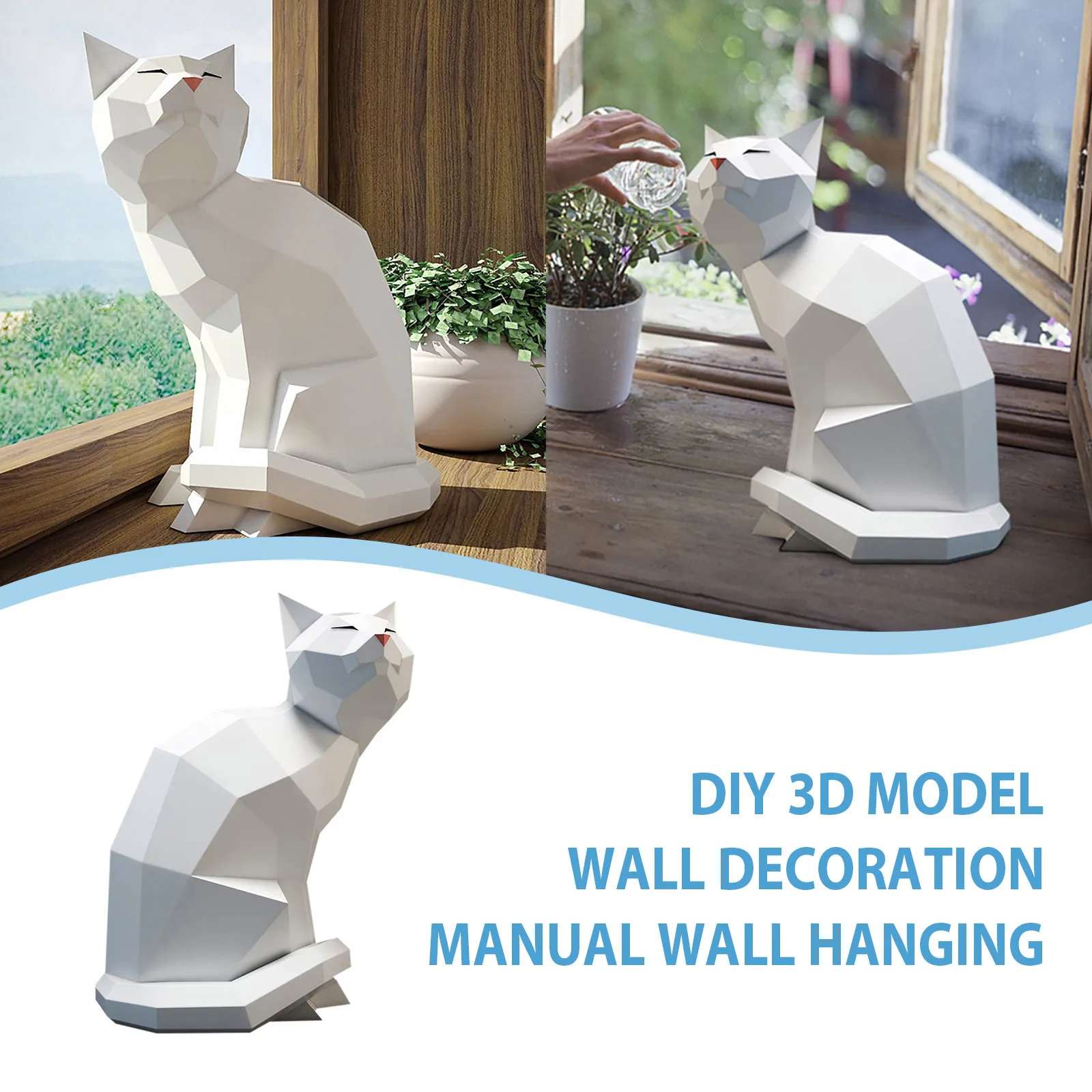 Shipped Within 24 Hours DIY 3D Model Wall Decoration Manual Creative Wall Hanging Wall Decoration Cute Cat DIY Puzzle Toys
Shipped Within 24 Hours DIY 3D Model Wall Decoration Manual Creative Wall Hanging Wall Decoration Cute Cat DIY Puzzle Toys