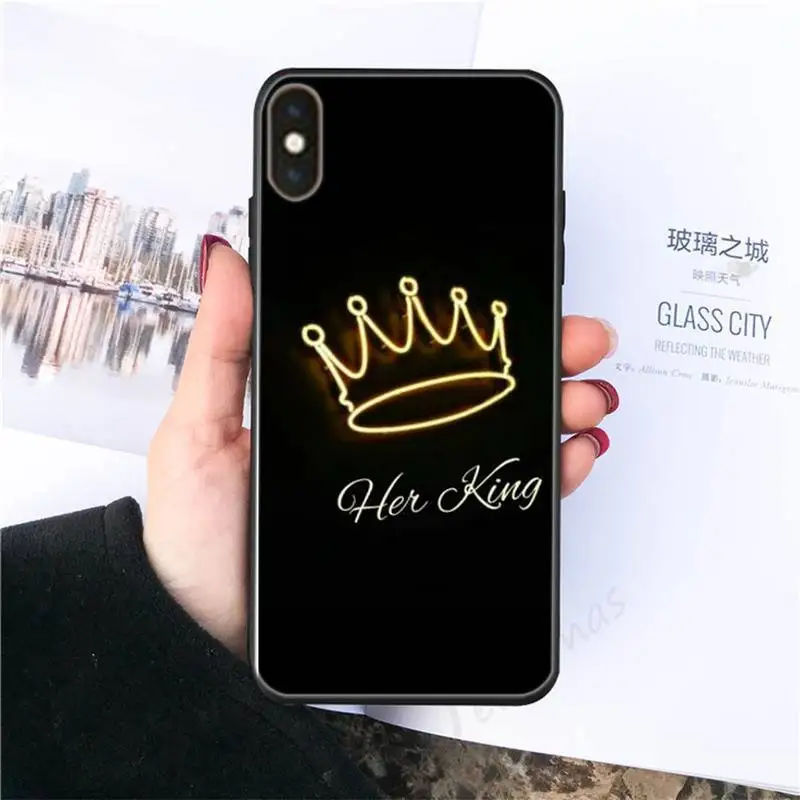 King Queen Couple Lovers Phone Cases For Iphone 6 6s 7 8 Plus XR X XS XSmax 11 12 Pro Mini Max
King Queen Couple Lovers Phone Cases For Iphone 6 6s 7 8 Plus XR X XS XSmax 11 12 Pro Mini Max