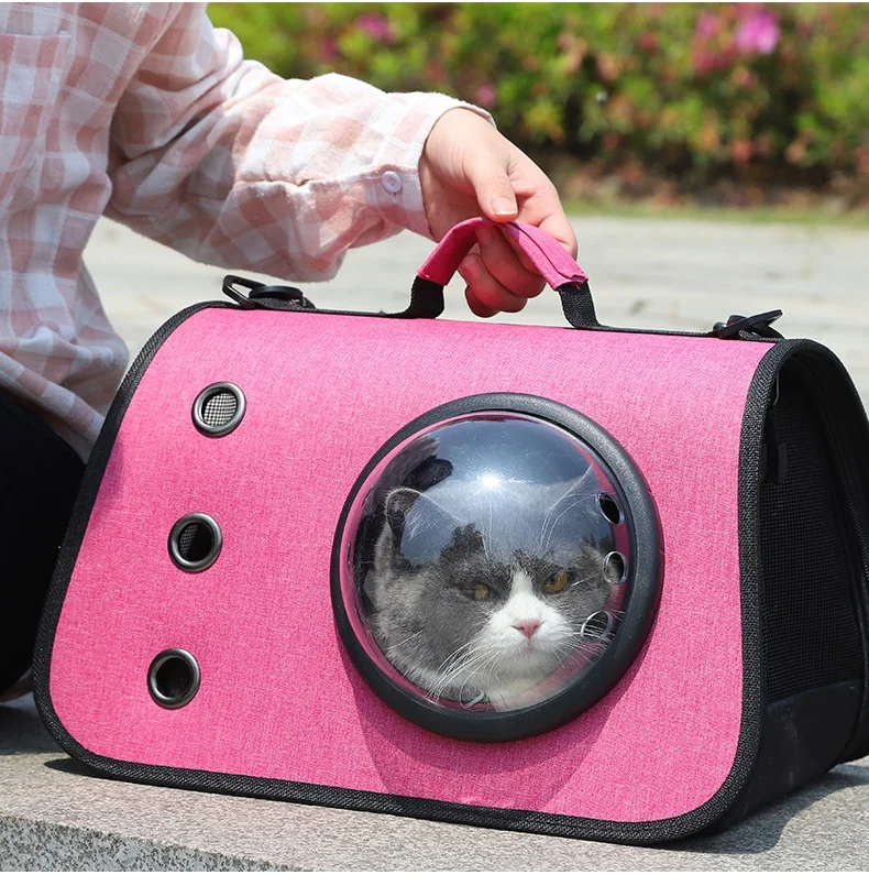 New Portable Cat Knapsack Outdoor Pet Foldable 3 Holes Bubble Bag Shoulder Backpack Fashion Pet Carrier for Cat Puppy
New Portable Cat Knapsack Outdoor Pet Foldable 3 Holes Bubble Bag Shoulder Backpack Fashion Pet Carrier for Cat Puppy