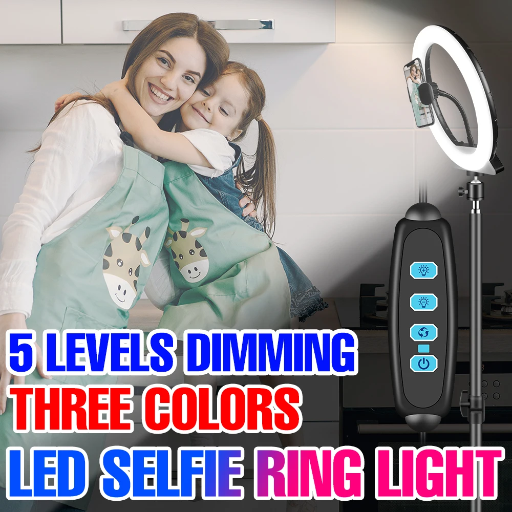 LED Selfie Lamp USB Ring Light Bulb 5V Live Fill Light Circle Night Lamp Novelties Lighting With Mobile Holder For Live Video
LED Selfie Lamp USB Ring Light Bulb 5V Live Fill Light Circle Night Lamp Novelties Lighting With Mobile Holder For Live Video