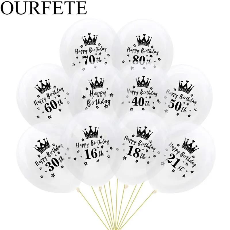 10pcs 30th Birthday Balloon 30 40 50 60 70 80 Year Birthday Party Decorations Adult Anniversary Baloons For Adult Birthday Party
10pcs 30th Birthday Balloon 30 40 50 60 70 80 Year Birthday Party Decorations Adult Anniversary Baloons For Adult Birthday Party