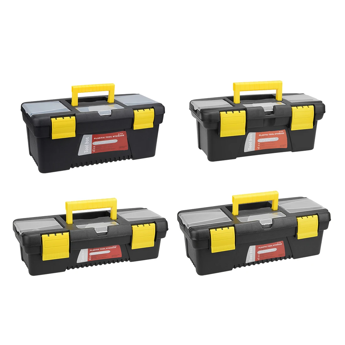 Uxcell Tool Box Plastic with Tray and Organizers Removable Three Small Parts Boxes for Either Professional Amateur
Uxcell Tool Box Plastic with Tray and Organizers Removable Three Small Parts Boxes for Either Professional Amateur