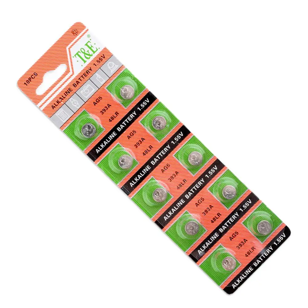 AG5 393 SR754W SR48 Alkaline Coin Cell Button Batteries For Watch x 100 1.55V LR754 G5A 193 393 393A Button Coin Cell Alkaline
AG5 393 SR754W SR48 Alkaline Coin Cell Button Batteries For Watch x 100 1.55V LR754 G5A 193 393 393A Button Coin Cell Alkaline