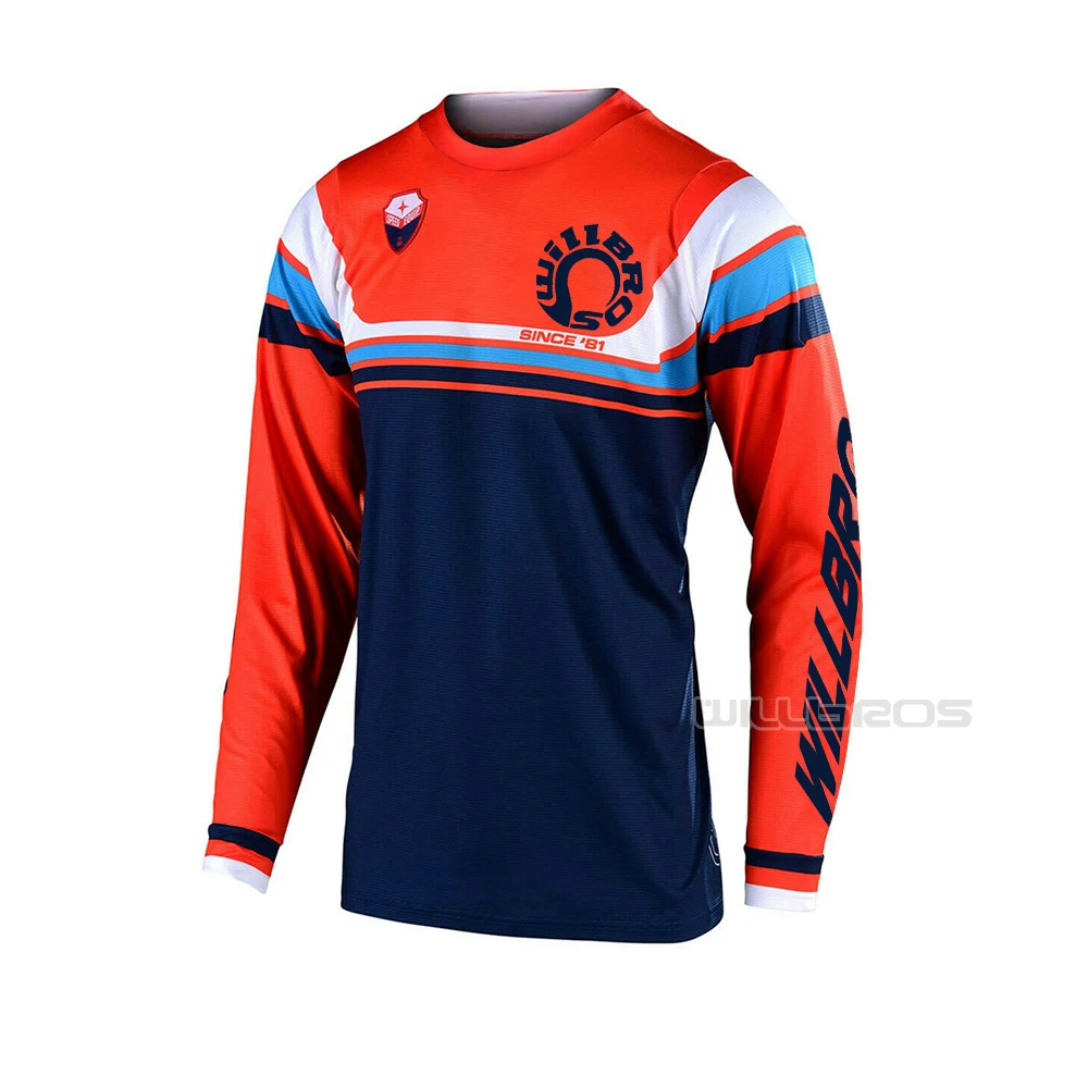 Motocross Motorbike Long Sleeve Willbros MX SE AIR SECA T-shirt Mountain Bicycle Offroad Jersey
Motocross Motorbike Long Sleeve Willbros MX SE AIR SECA T-shirt Mountain Bicycle Offroad Jersey