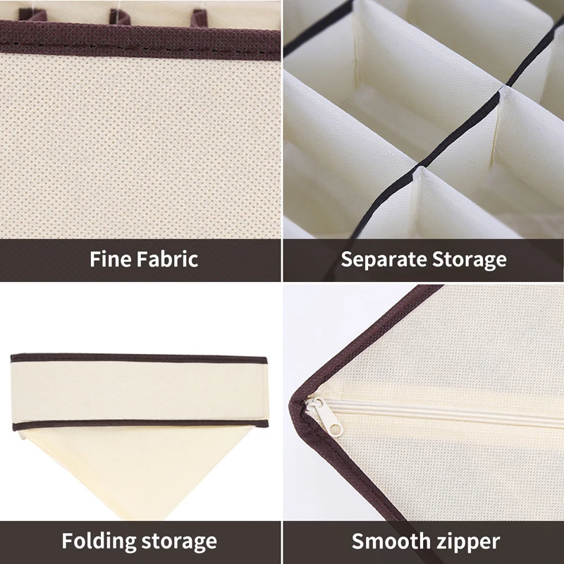 Foldable Socks Storage Box Non-Woven Underwear Drawer Organizer For Scarves Ties Socks Boxes Clothes Makeup Organizer 2pcs
Foldable Socks Storage Box Non-Woven Underwear Drawer Organizer For Scarves Ties Socks Boxes Clothes Makeup Organizer 2pcs