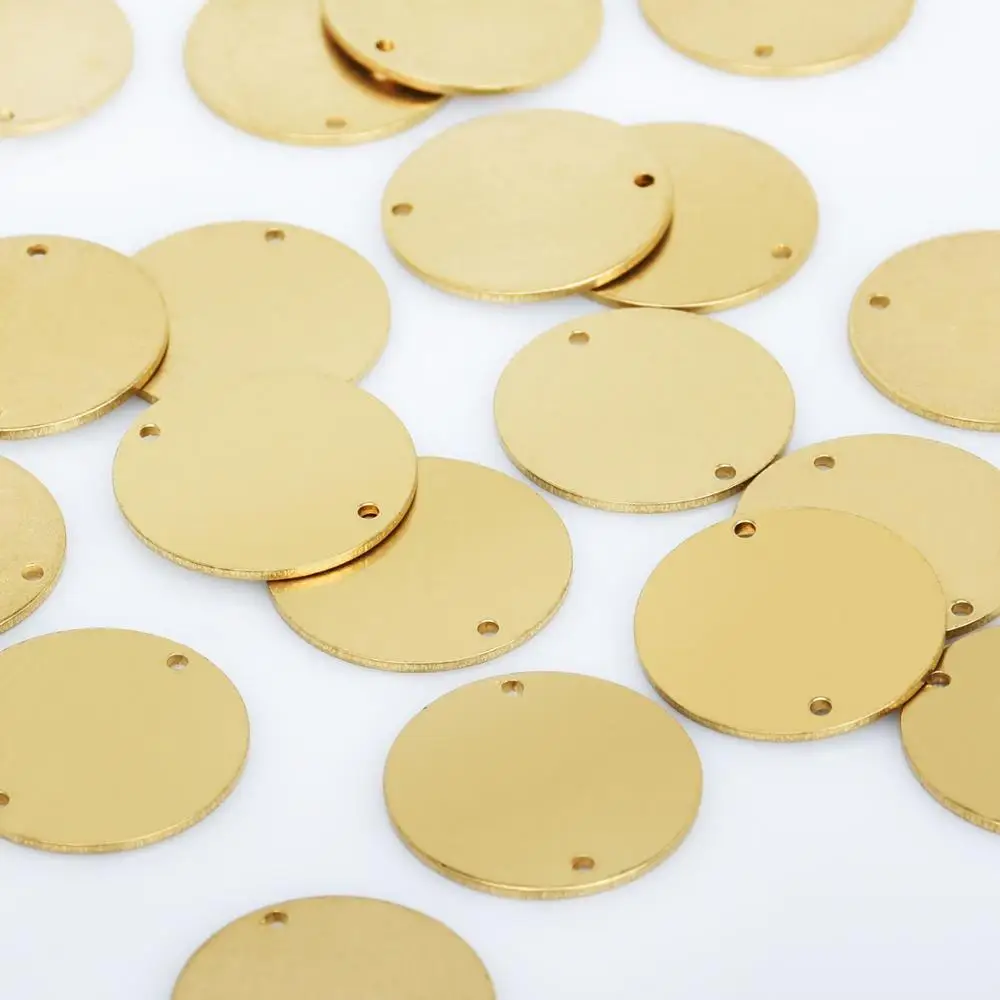13/16" Raw Brass Round Stamping Blank Tags With 2 Holes Round Disc Cabochon Tags Geometric Stamping 20pcs 10276350
13/16" Raw Brass Round Stamping Blank Tags With 2 Holes Round Disc Cabochon Tags Geometric Stamping 20pcs 10276350