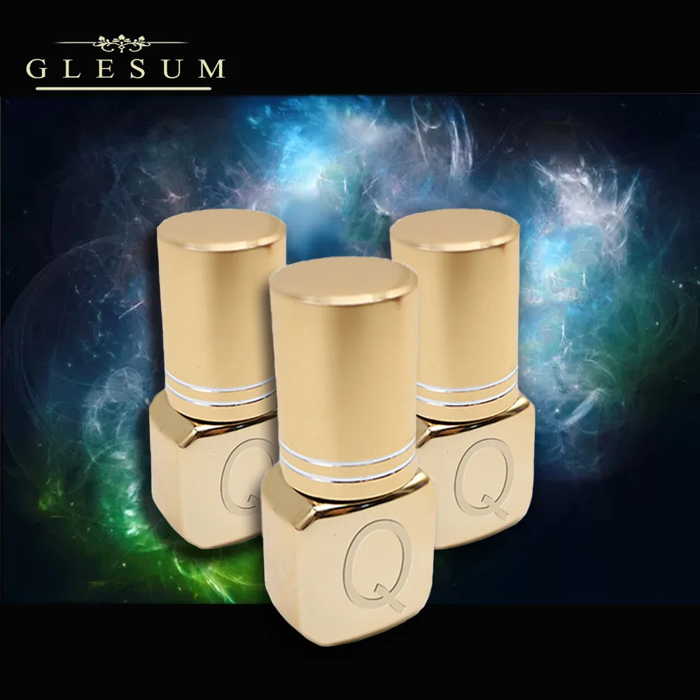 Glesum Gold Bottle Strong 0.5s сухой женский клей для макияжа 3 бутылки в комплекте латексный