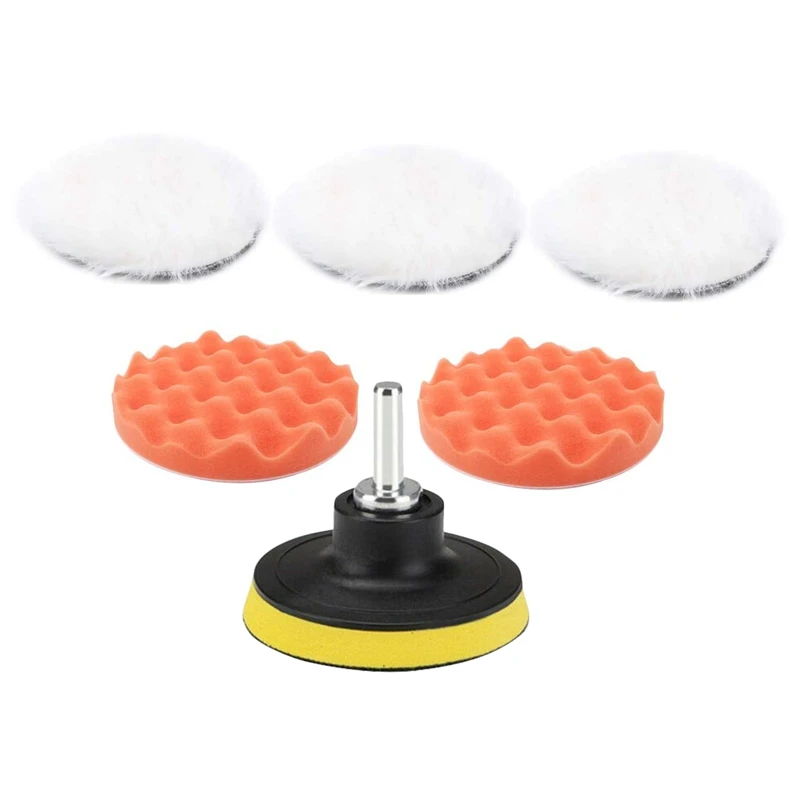 7X3Inch Polishing Waxing Buffing Sponge Pads Kit Compound Car Polisher 
7X3Inch Polishing Waxing Buffing Sponge Pads Kit Compound Car Polisher
