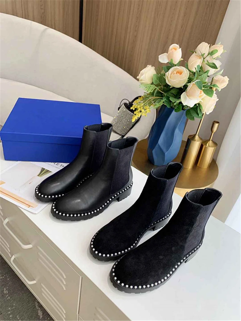 New Luxury Preal Chelsea Boots Women Ankle Boots Chunky Winter Shoes Platform Ankle Boots Platform Low Heels Boot Brand Botas
New Luxury Preal Chelsea Boots Women Ankle Boots Chunky Winter Shoes Platform Ankle Boots Platform Low Heels Boot Brand Botas