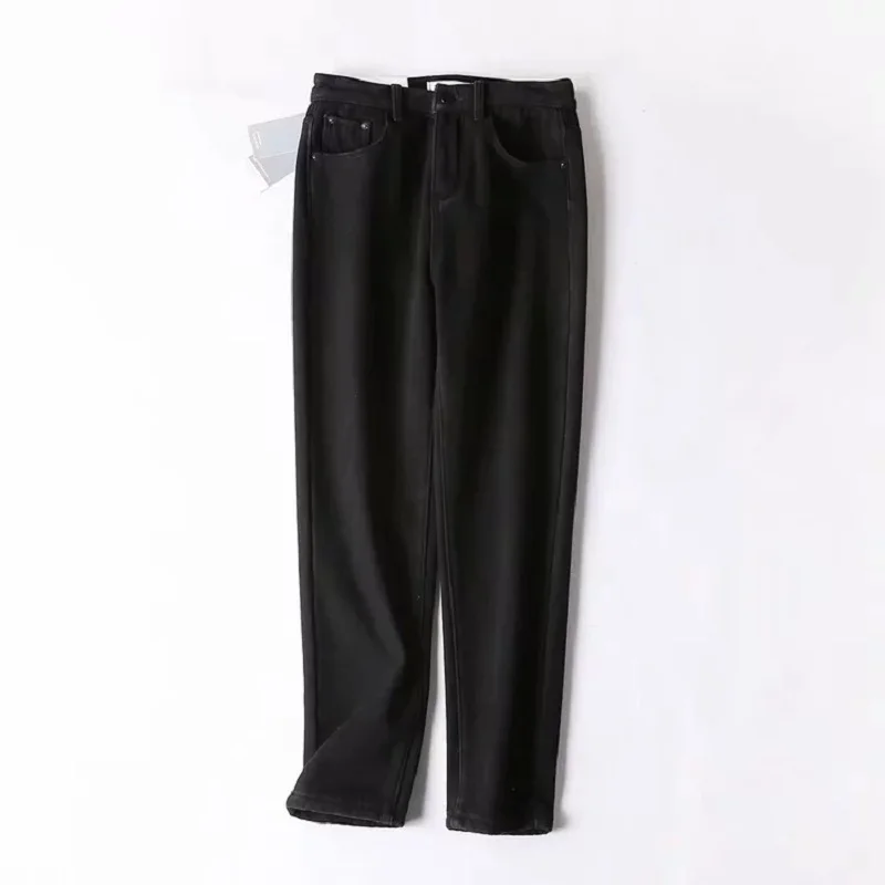 2020 New Arrivals Woman Autumn High Waist Ladies Jeans Plush Solid Loose High Street Denim Harem Pants
2020 New Arrivals Woman Autumn High Waist Ladies Jeans Plush Solid Loose High Street Denim Harem Pants